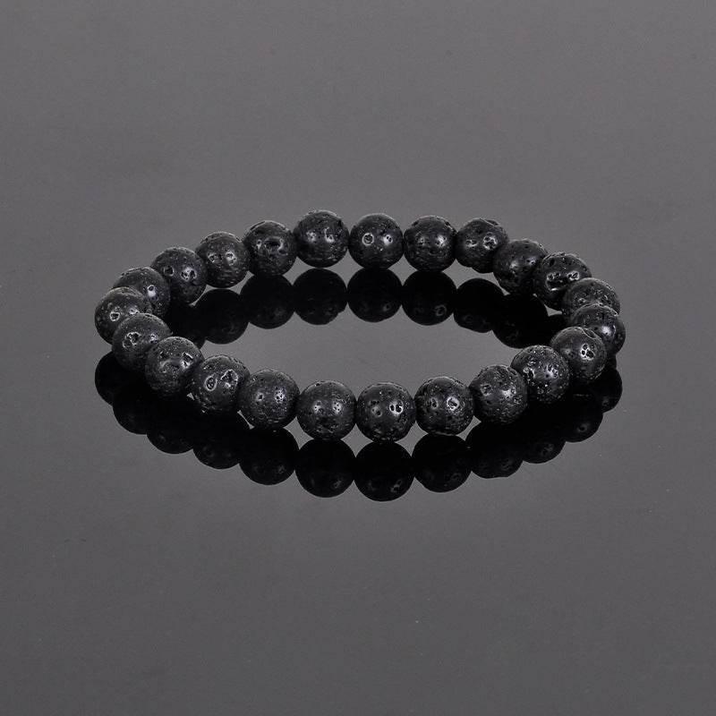 8MM Natural Stone Bead Bracelet - MystiCrystals