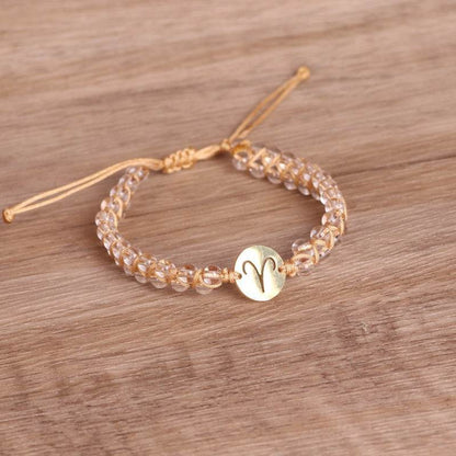 Braided Zodiac Stone Bracelet - MystiCrystals