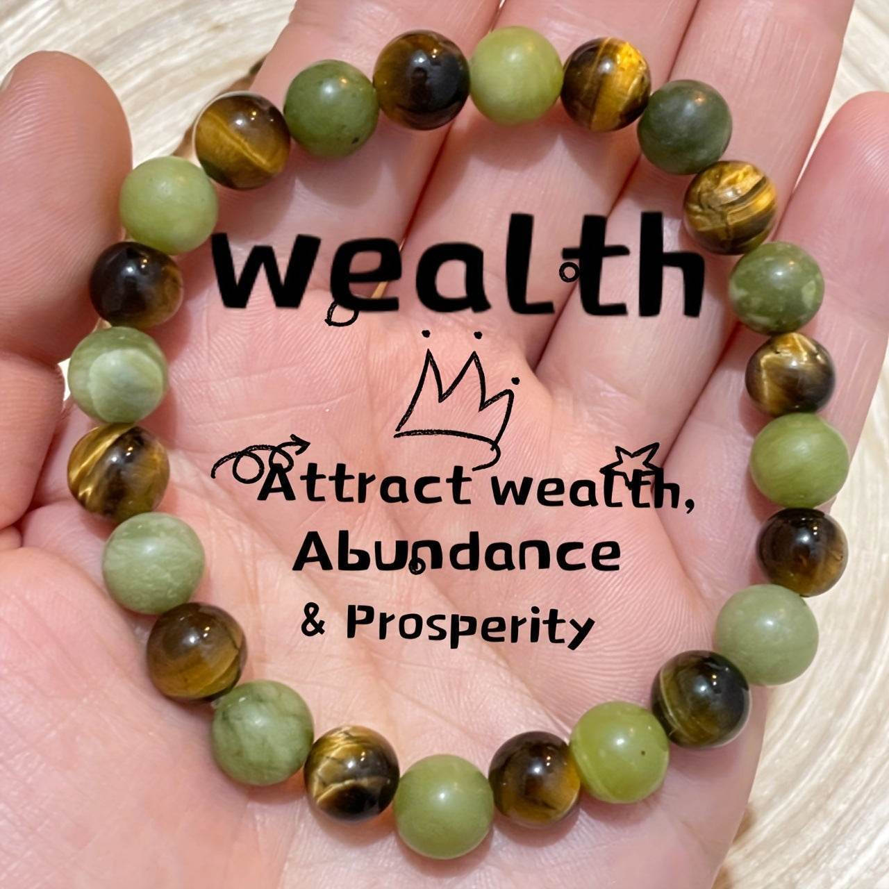 Luxury Amethyst and Citrine Natural Stone Bracelet - MystiCrystals