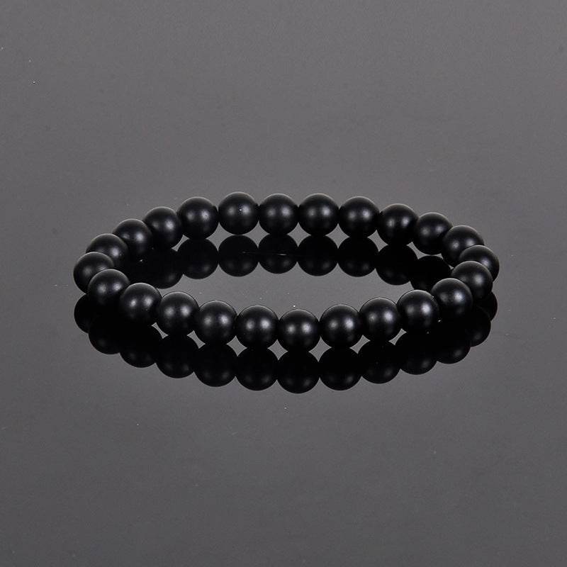 8MM Natural Stone Bead Bracelet - MystiCrystals