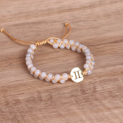 Braided Zodiac Stone Bracelet - MystiCrystals