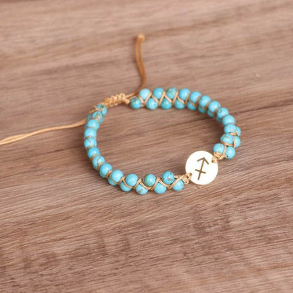 Braided Zodiac Stone Bracelet - MystiCrystals