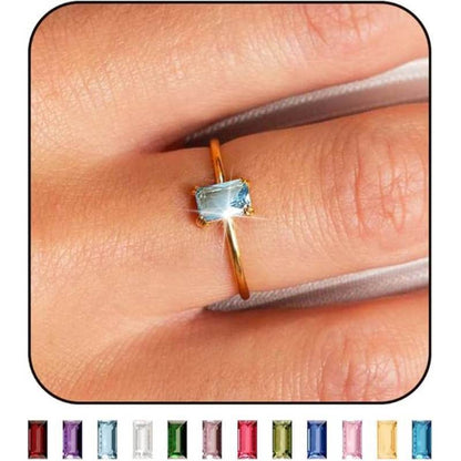 Birthstone Zircon Ring - MystiCrystals
