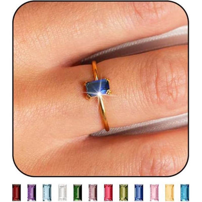Birthstone Zircon Ring - MystiCrystals